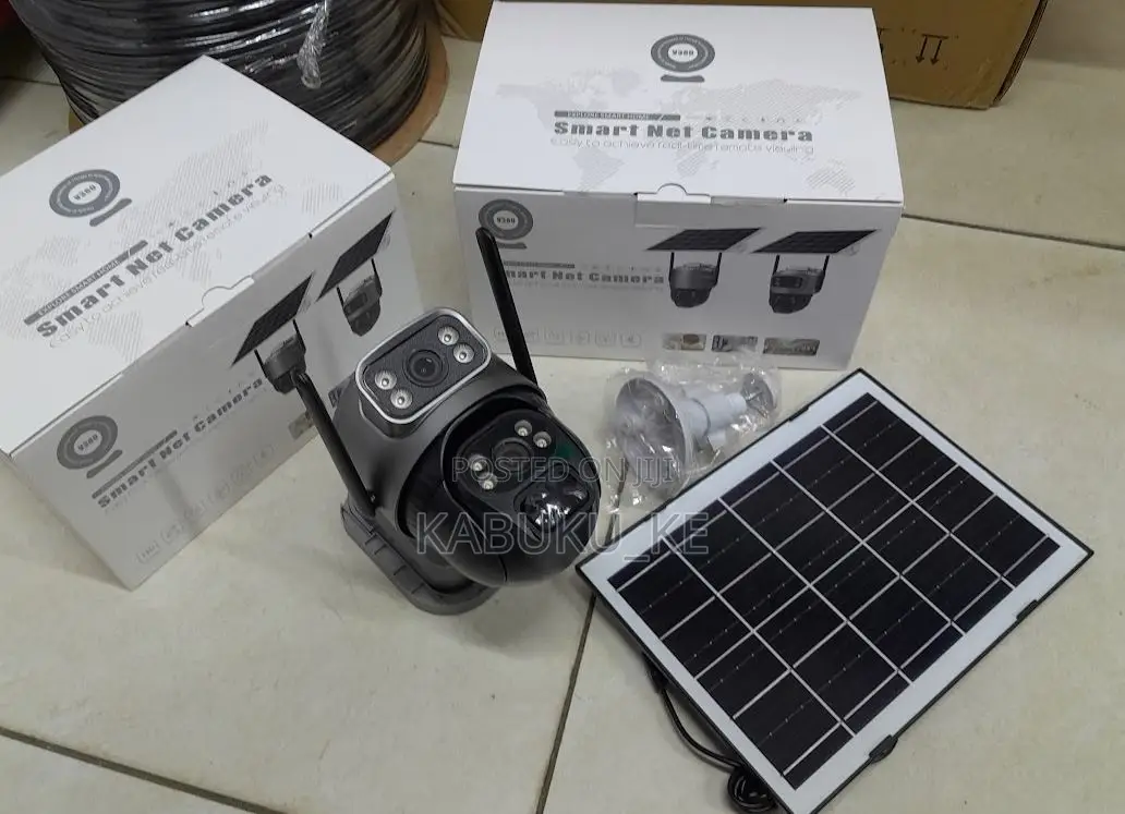 V380 Pro Dual Lens Built in Battery 4g Simcard PTZ Camera