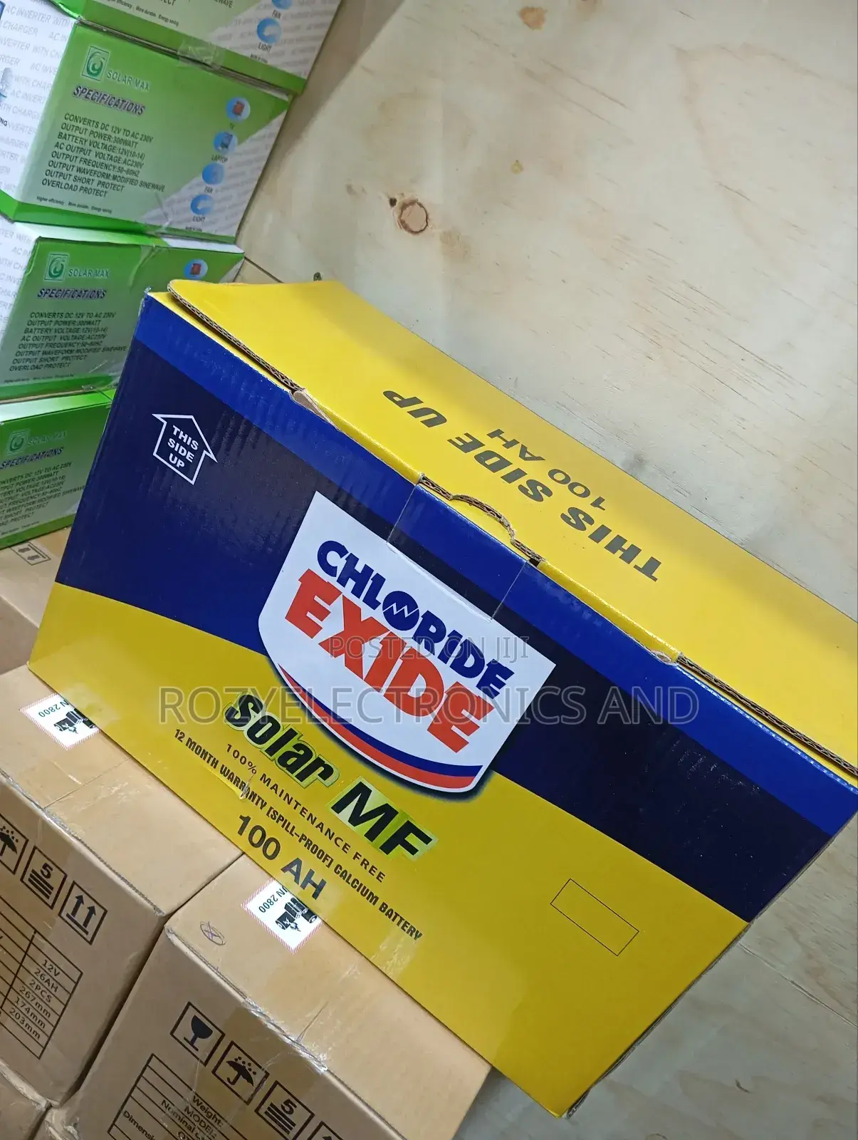 N100 Ah Solar Battery Chloride Exide
