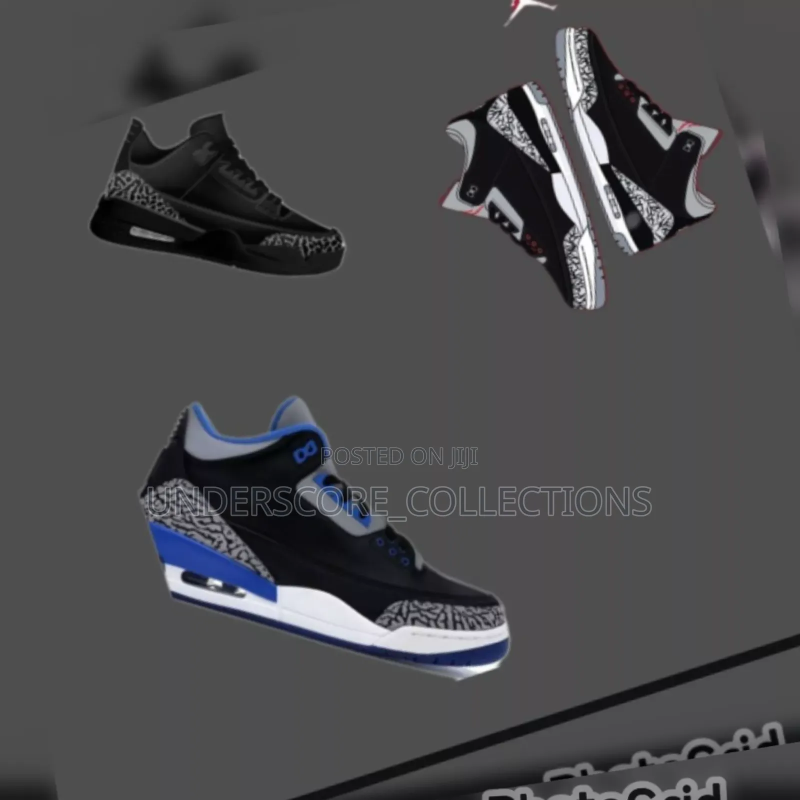 Blue/Grey Unisex Jordan Shoes