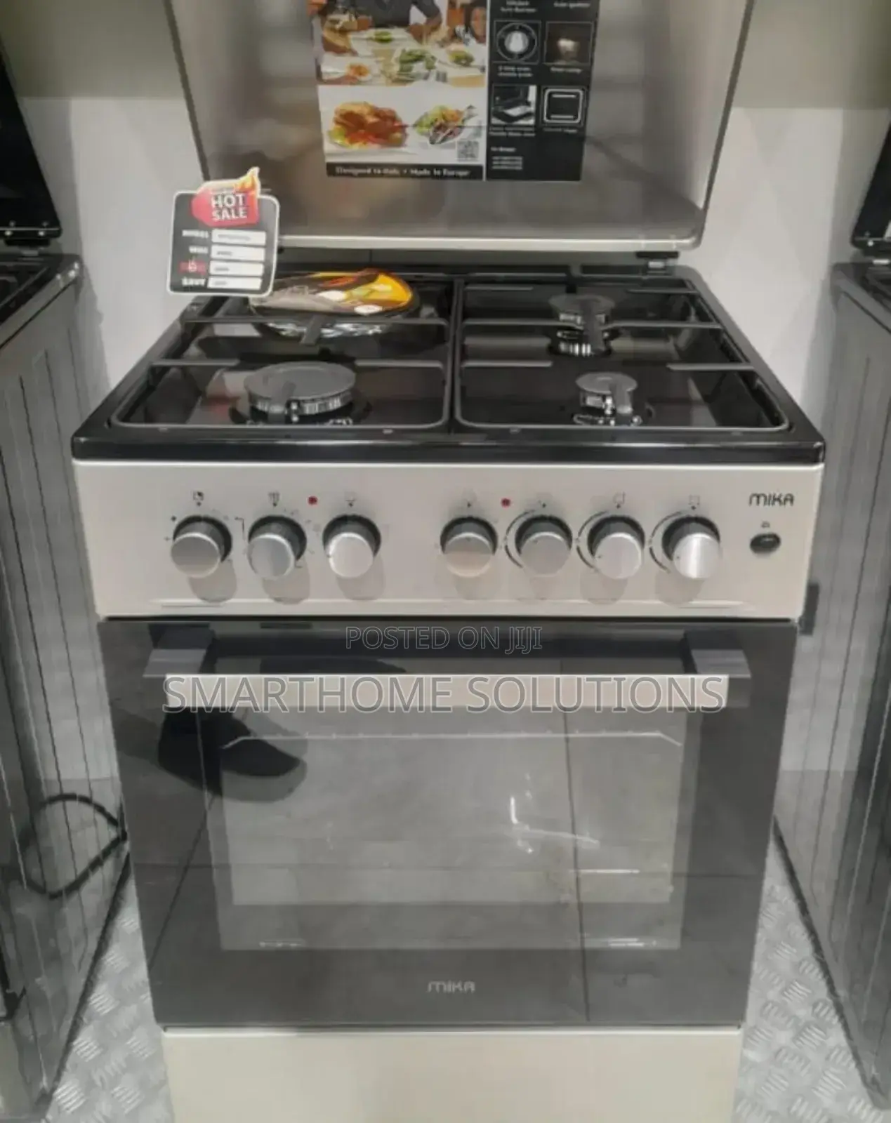 60*60 Mika 3+1 Free Standing Cooker MFK/60