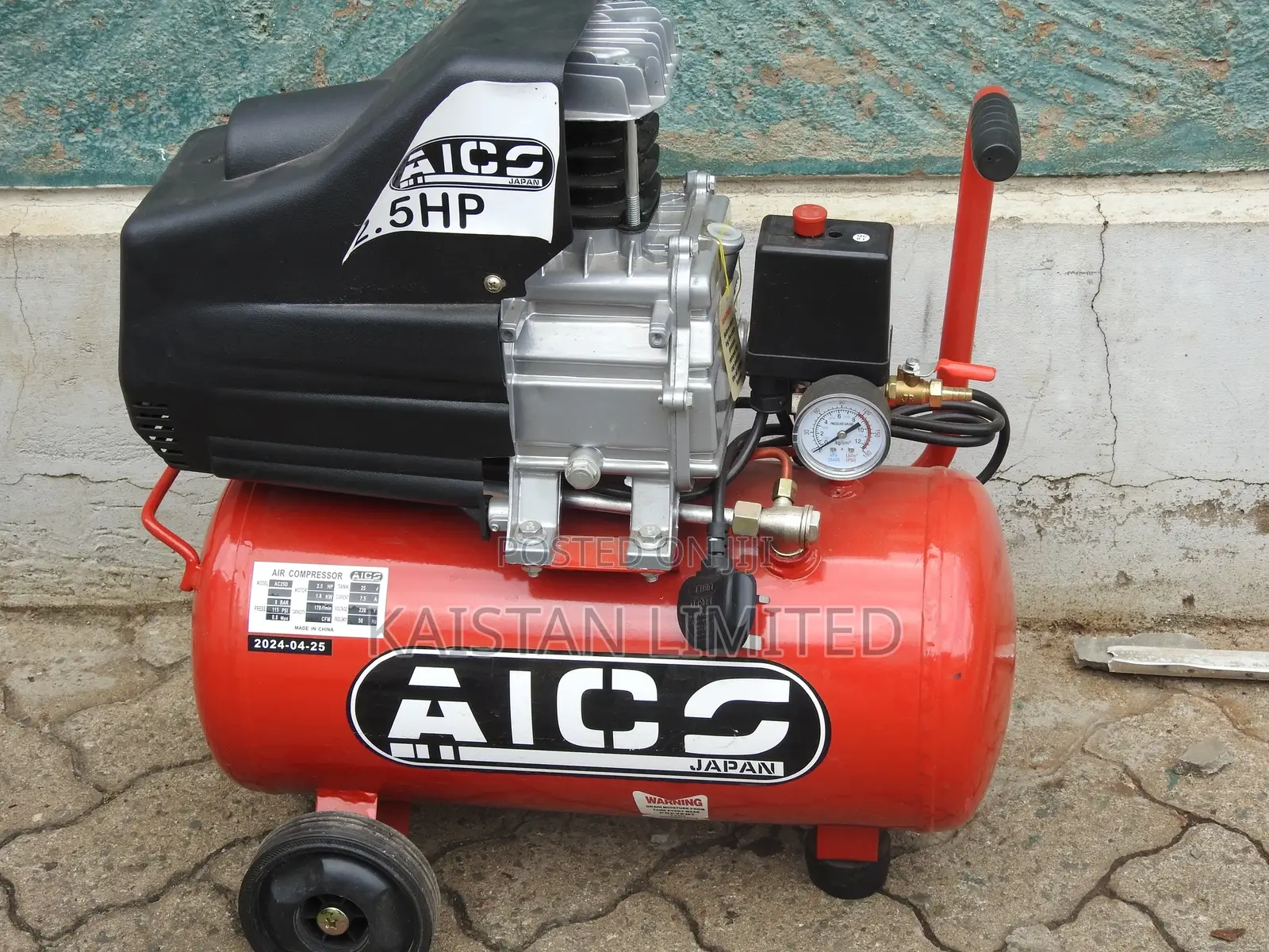 Air Compressor 50l 2.5 Hp