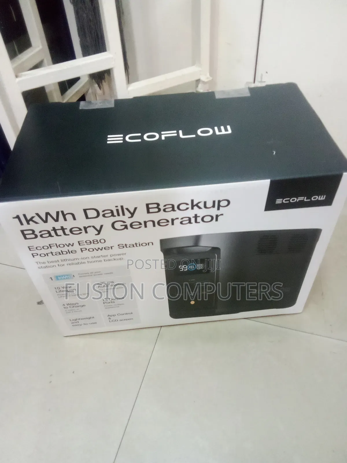 Ecoflow E980 Portable Power Station (500w, 980wh)
