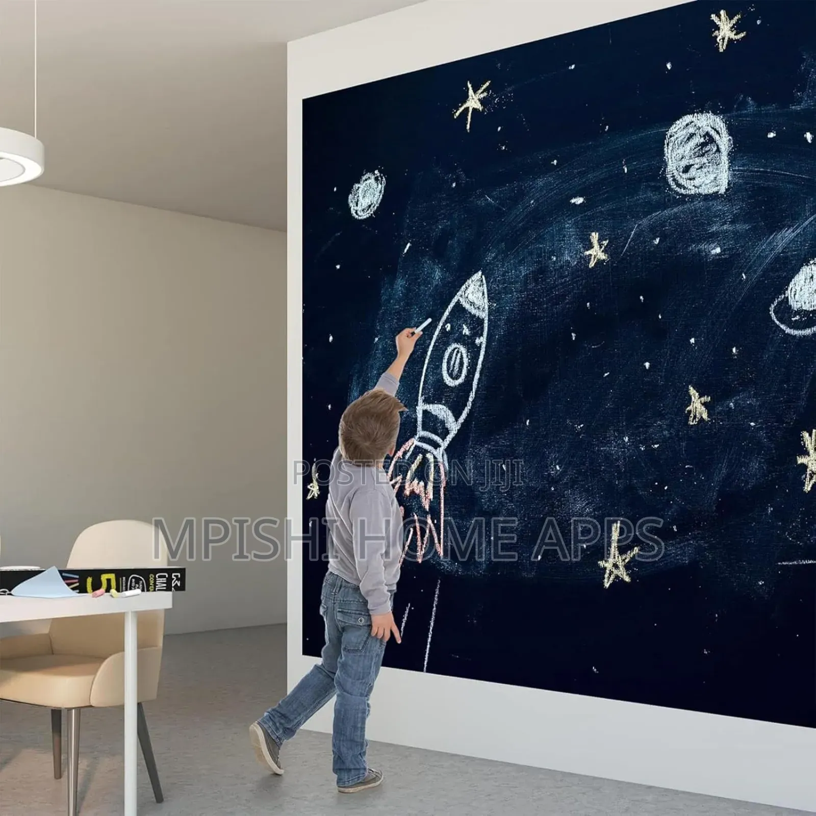 Adhesive Chalkboard Wall Sticker 45×200cm