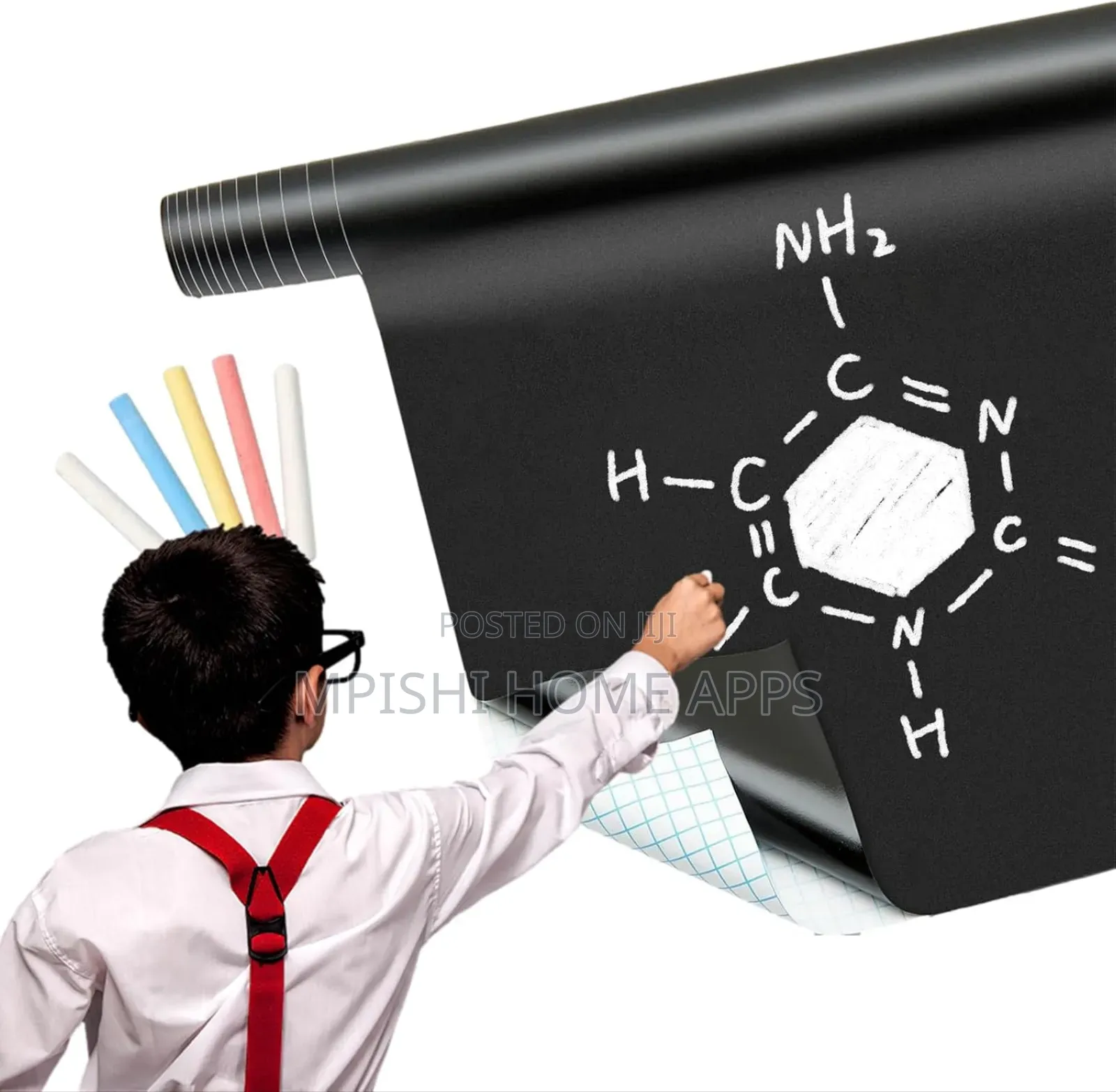 Adhesive Chalkboard Wall Sticker 45×200cm