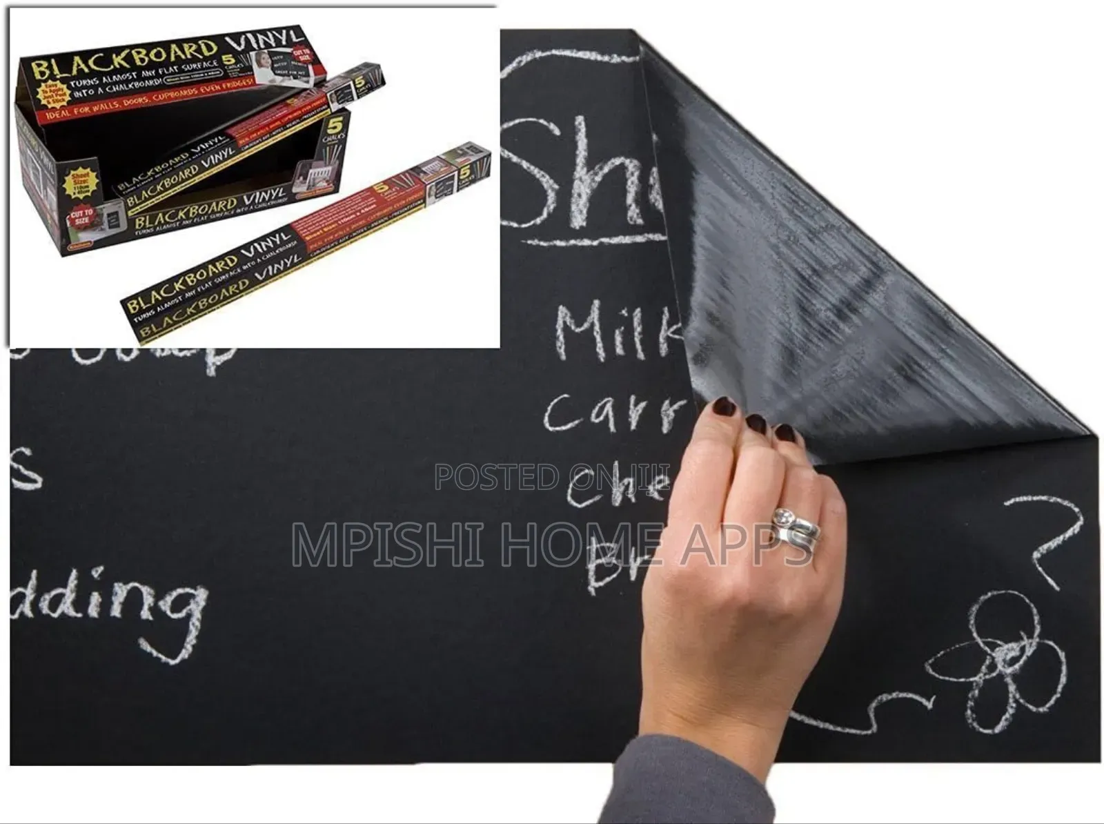 Adhesive Blackboard Wall Sticker 90cm × 200cm