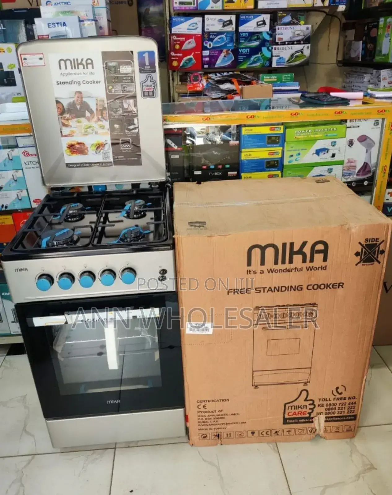 With Warranty 50 by 60 Standing Cooker - Mika
