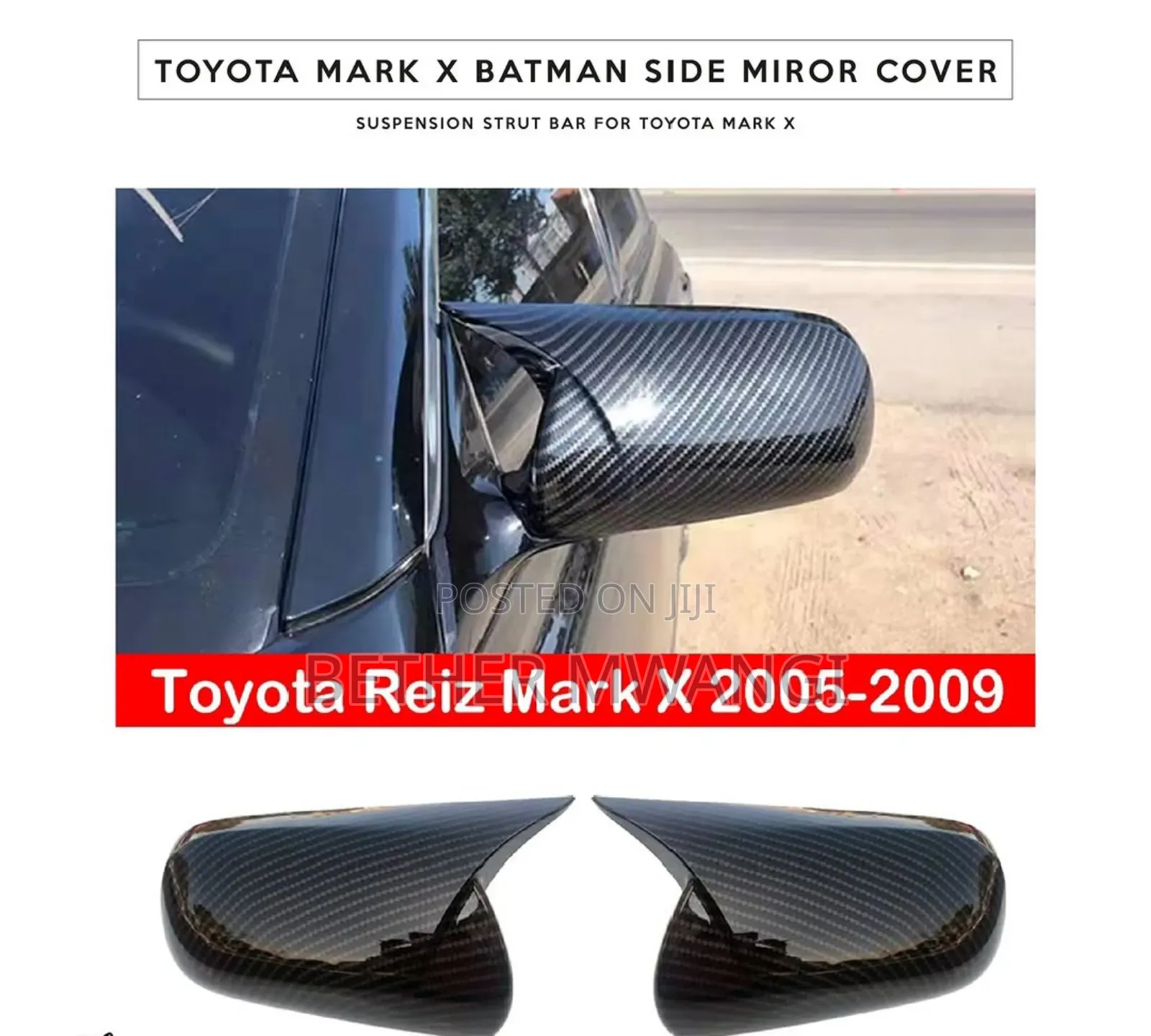 Toyota Mark X Batman Side Mirrors in Kenya