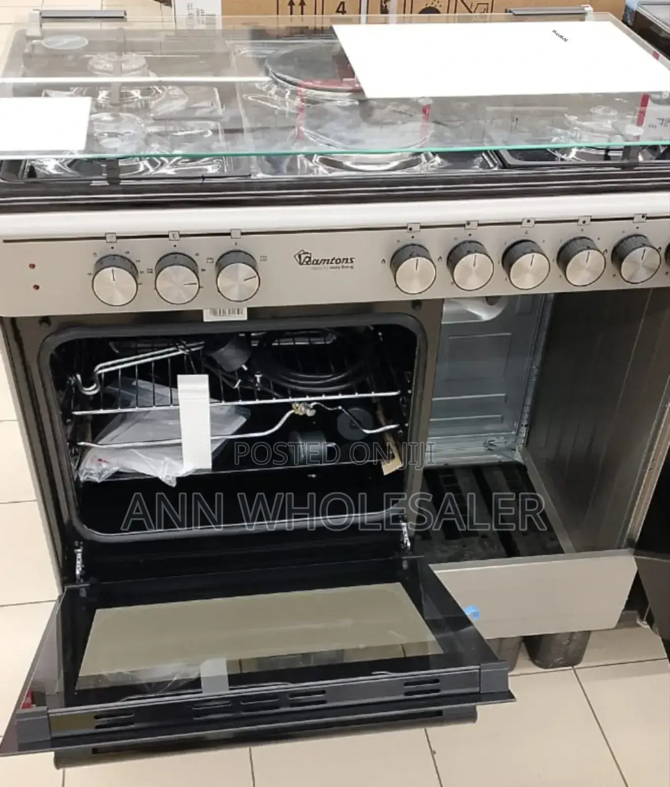 Ramtons Rf/496- 60*90 Stainless Steel Cooker