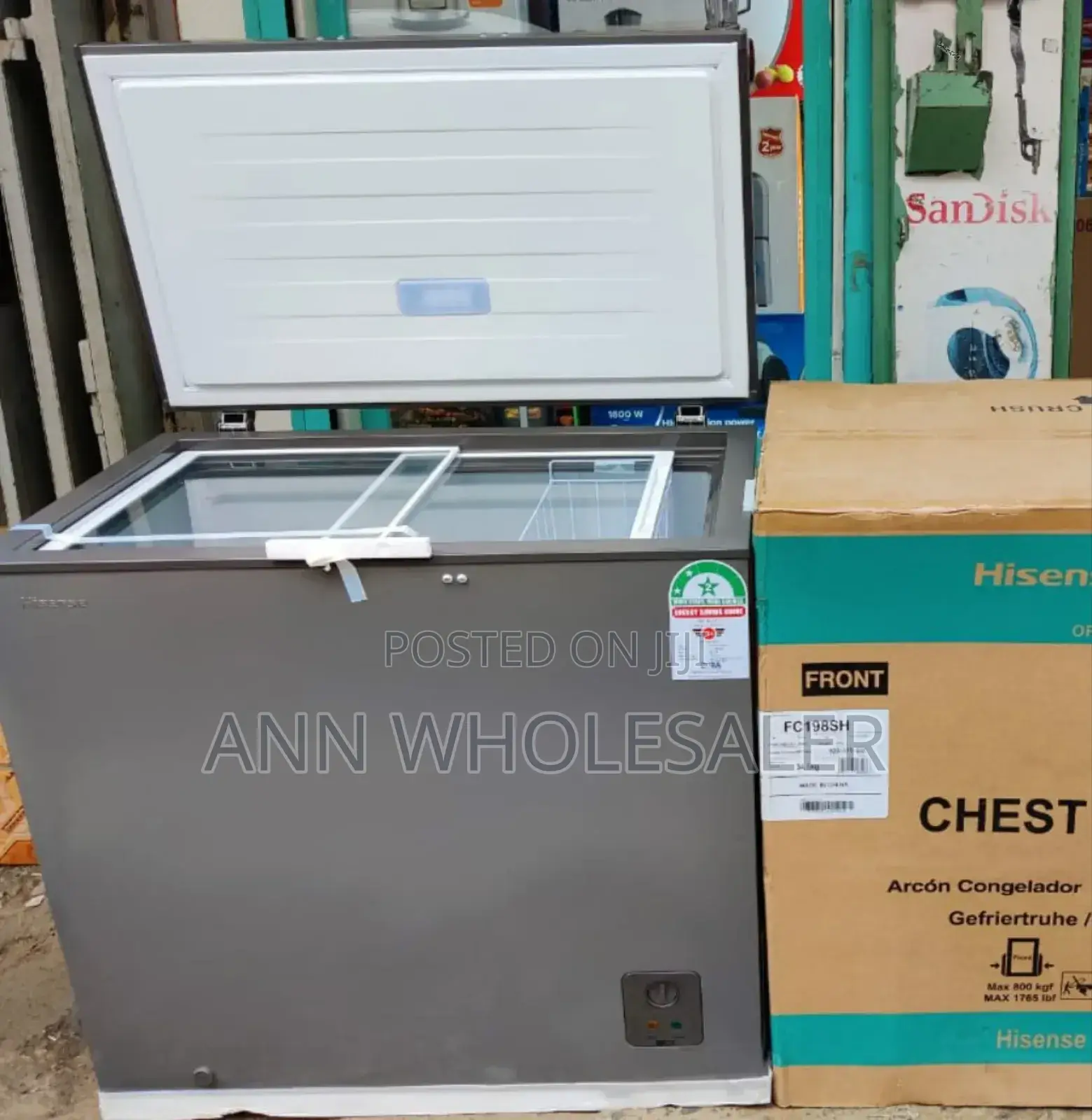 Hisense Freezer 198l