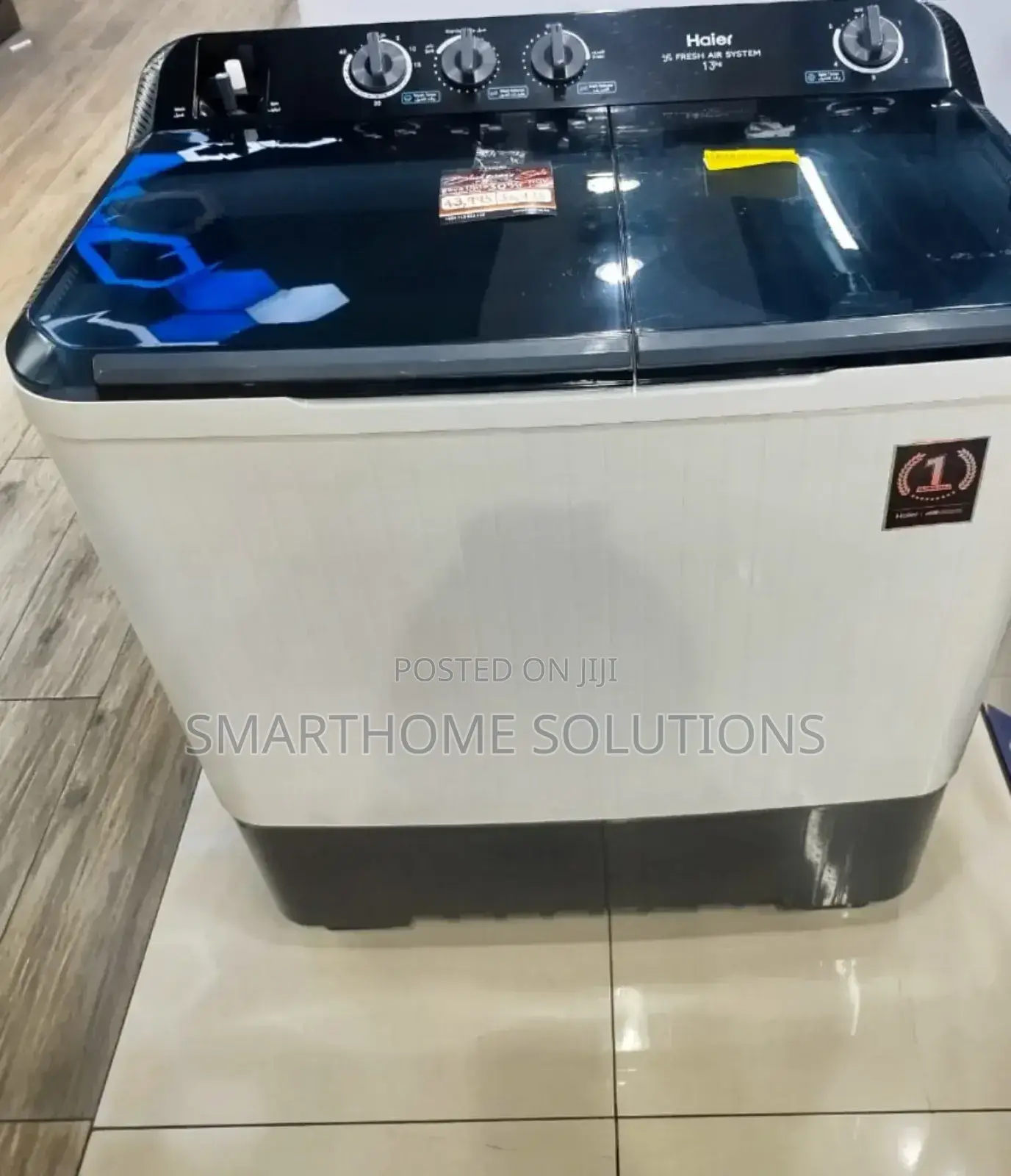 Haier 13kgs Twin Tub Semi Auto Washing Machine HWM-