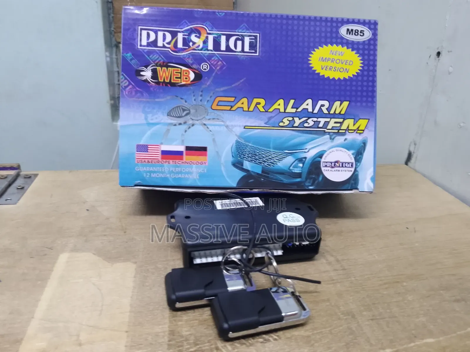 Web Prestige Car Alarm/ New Improved Prestige Web Alarm