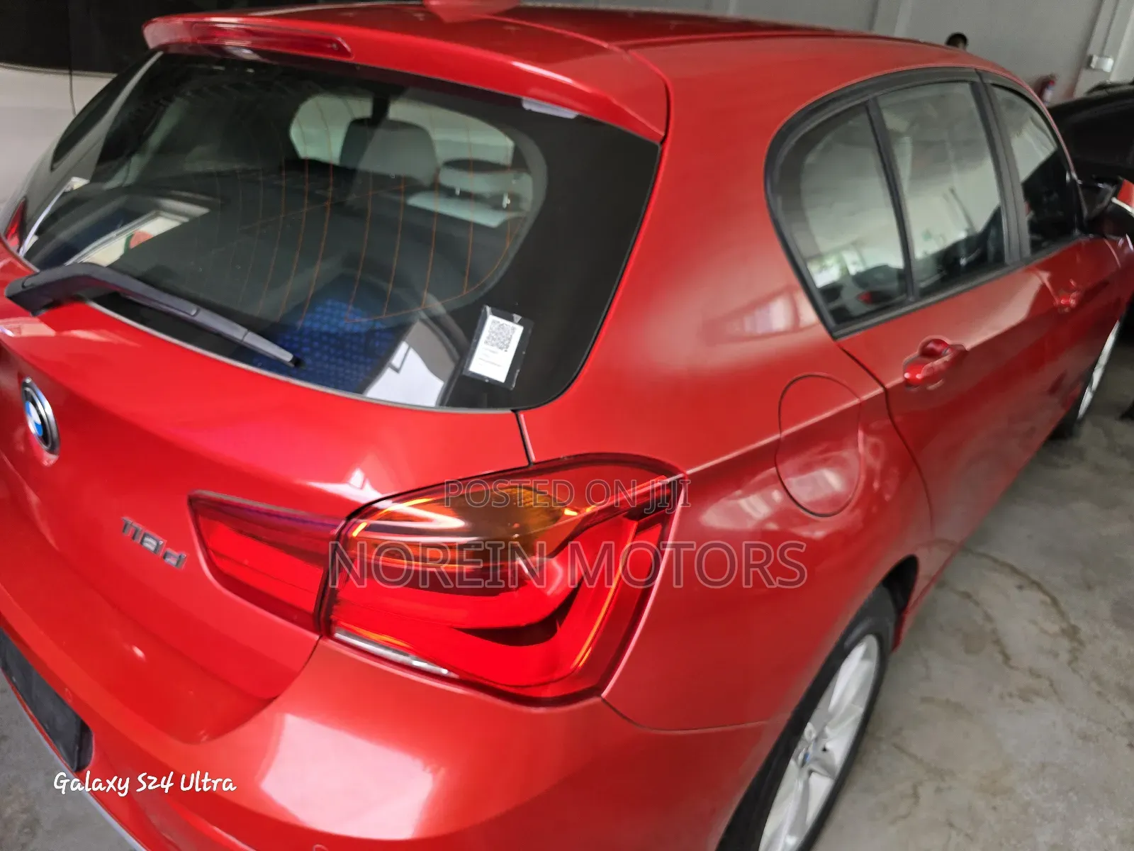 BMW 118d 2018 Red