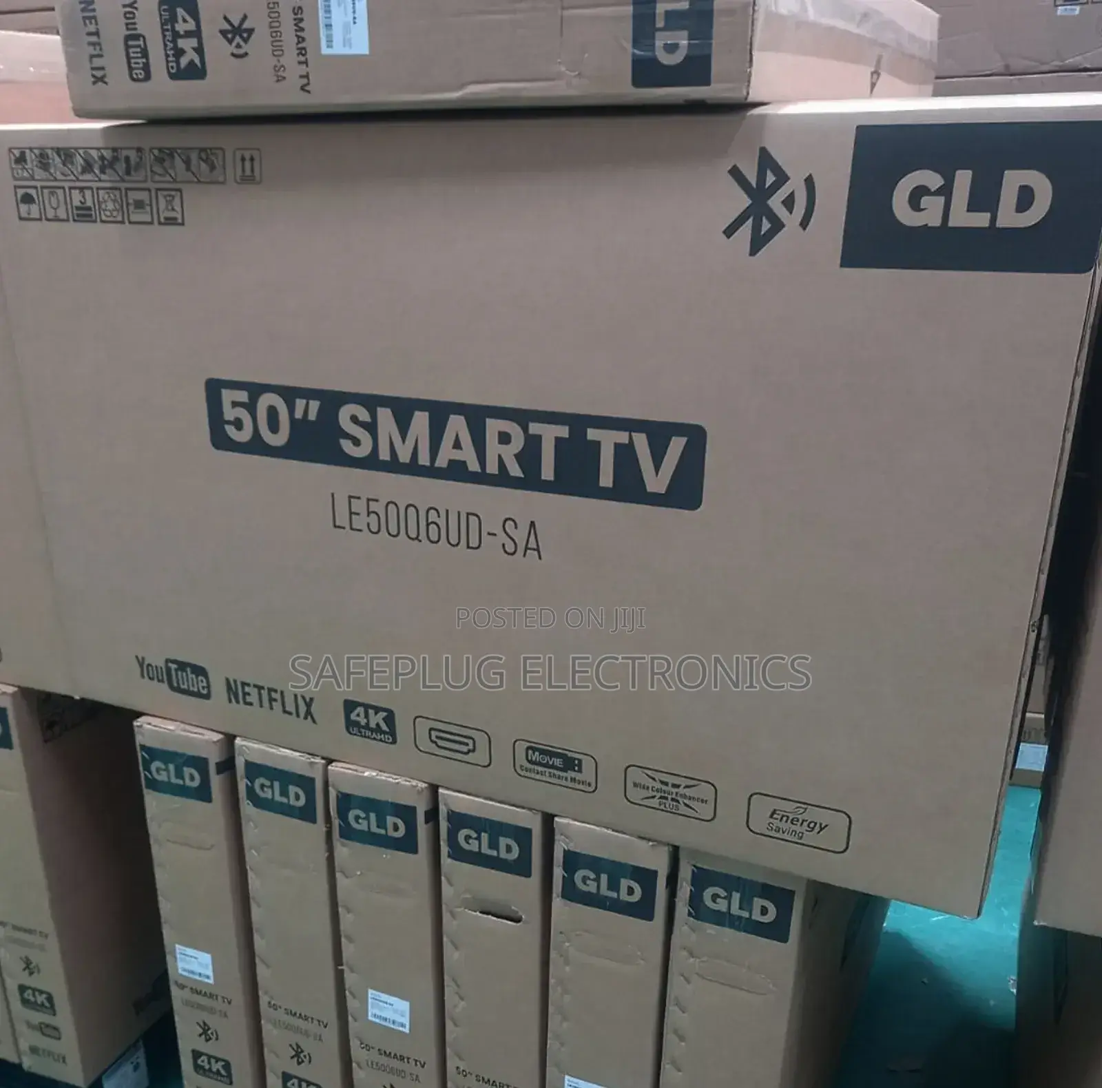 GLD 50′′ Inch Uhd Smart Android Tv, Bluetooth, Googleplay