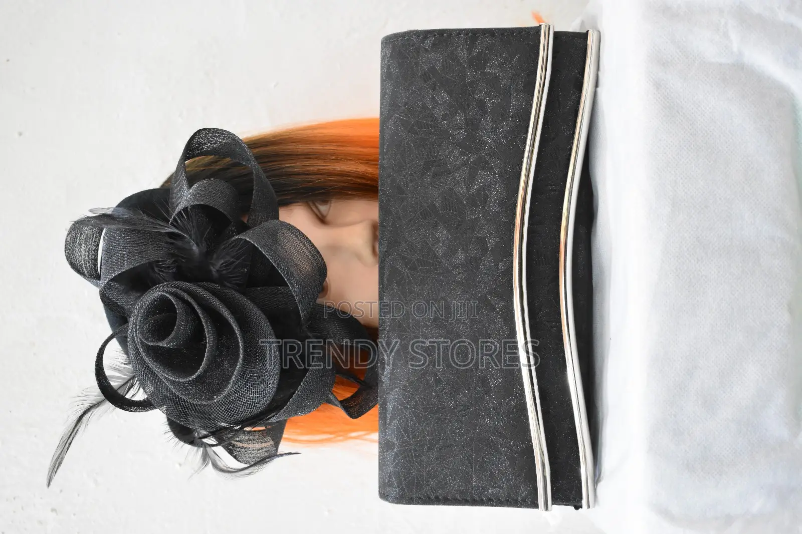Elegant Black Fascinator