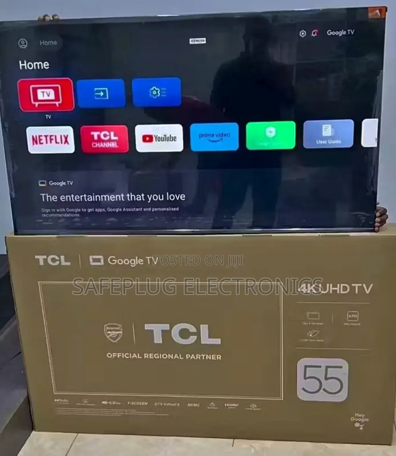 TCL 55p755 55 Inch Smart Uhd / HDR Google Tv Frameless