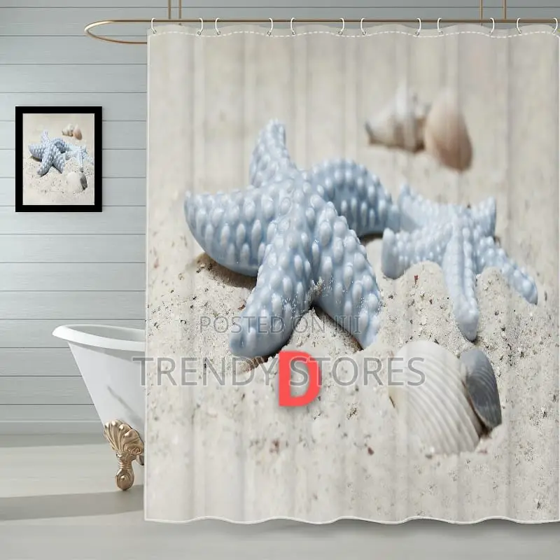 4 Pcs Starfish Bathroom Set