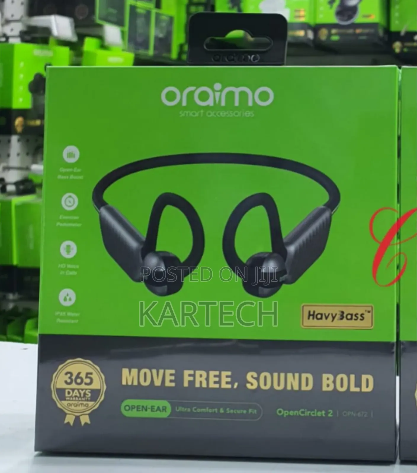 Oraimo Opencirclet 2 Ultra Comfort Secure Fit Open Ear