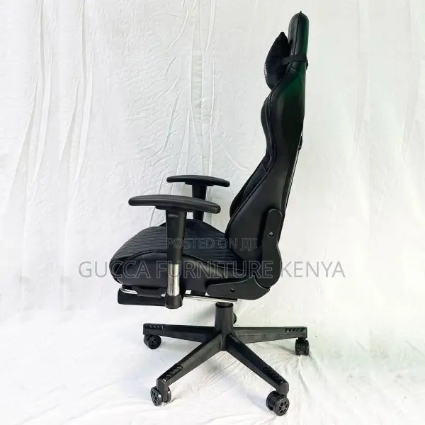 Office Chairs: Black Gaming Chair for Office Home Leather