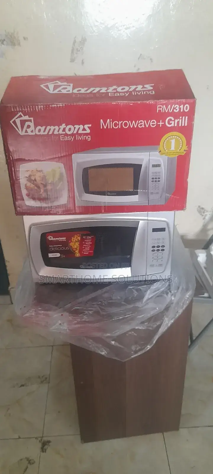 Ramtons With Grill 20l Home Microwave