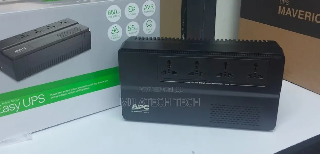650va 375w 650va Apc Ups/ 4 Port