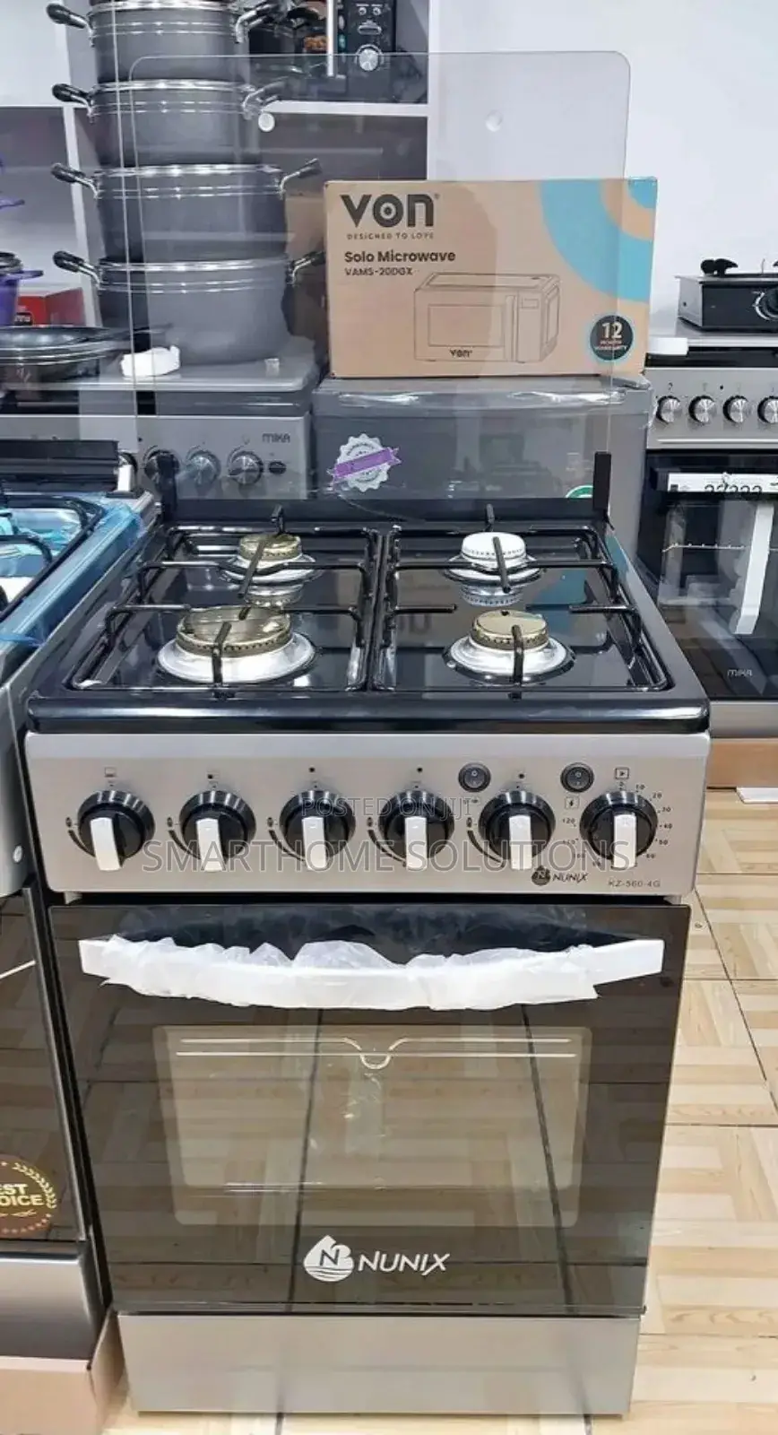Nunix Full Gas Standing Staineless Cooker