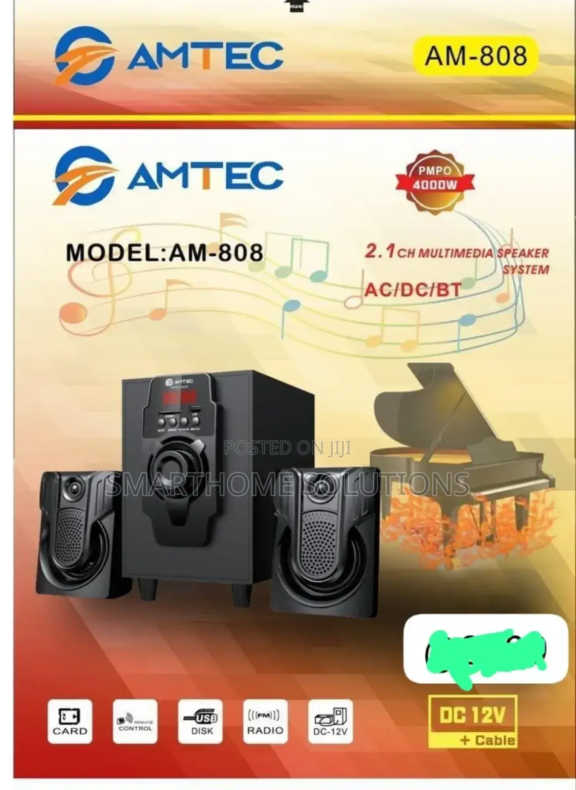 Amtec 2.1 Channel Best Sub Woofer System