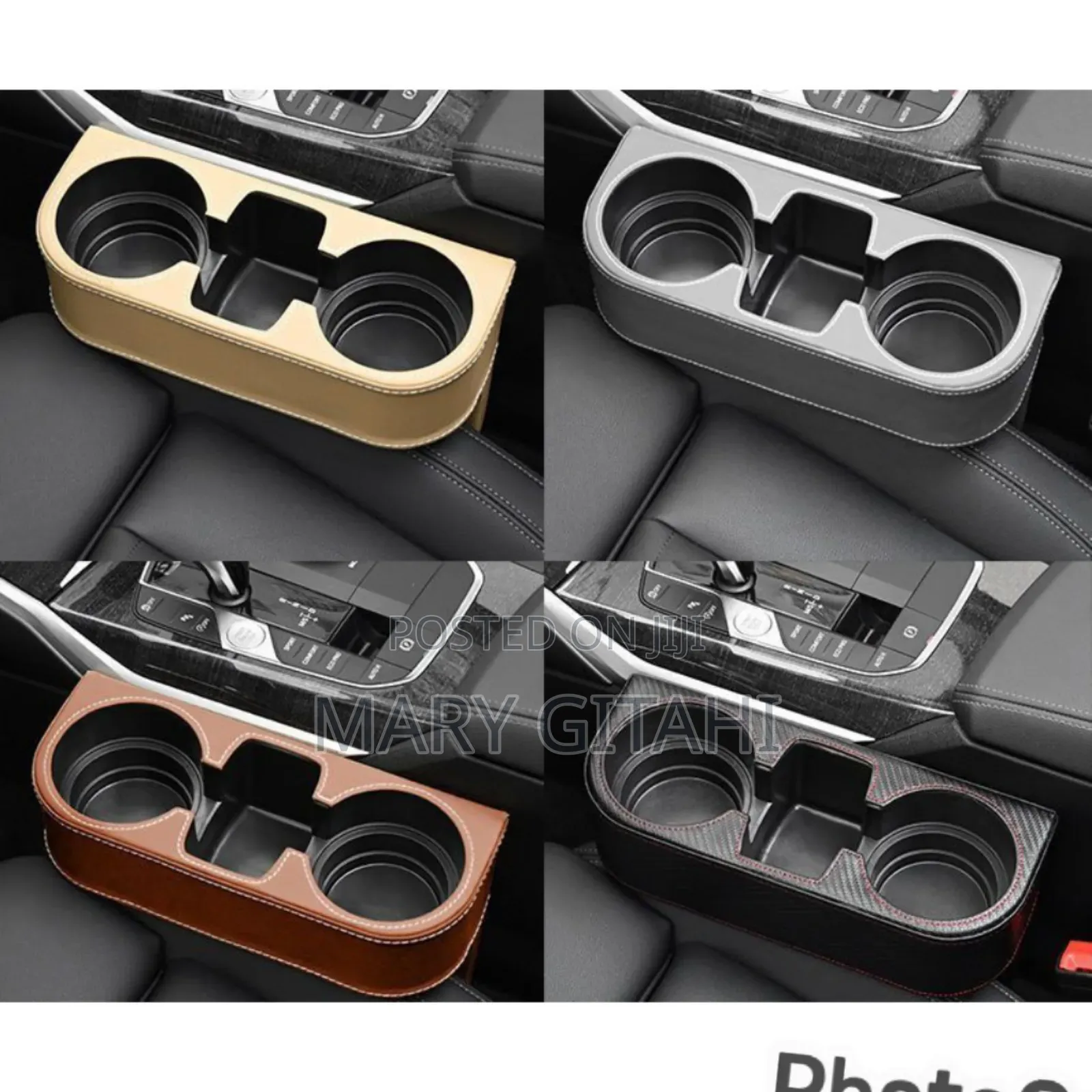 Car Cup Holder With Phone Holder Double Side Holders