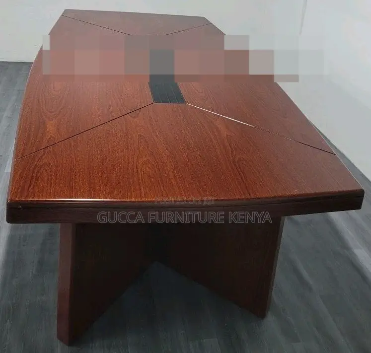 Boardroom Tables:240cm Brown Silid Meeting Office Table