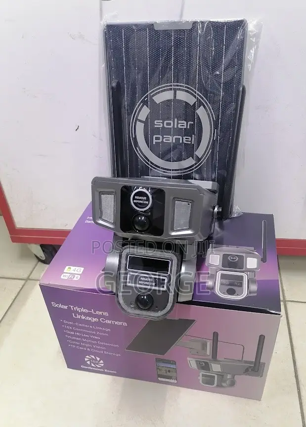 Affordable Solar Tripple Lens Linkage Camera