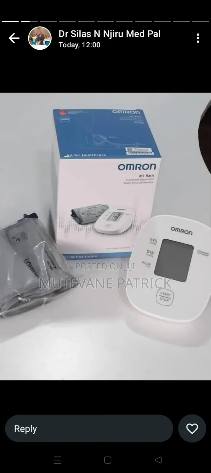 Omron M1 Blood Pressure Machine