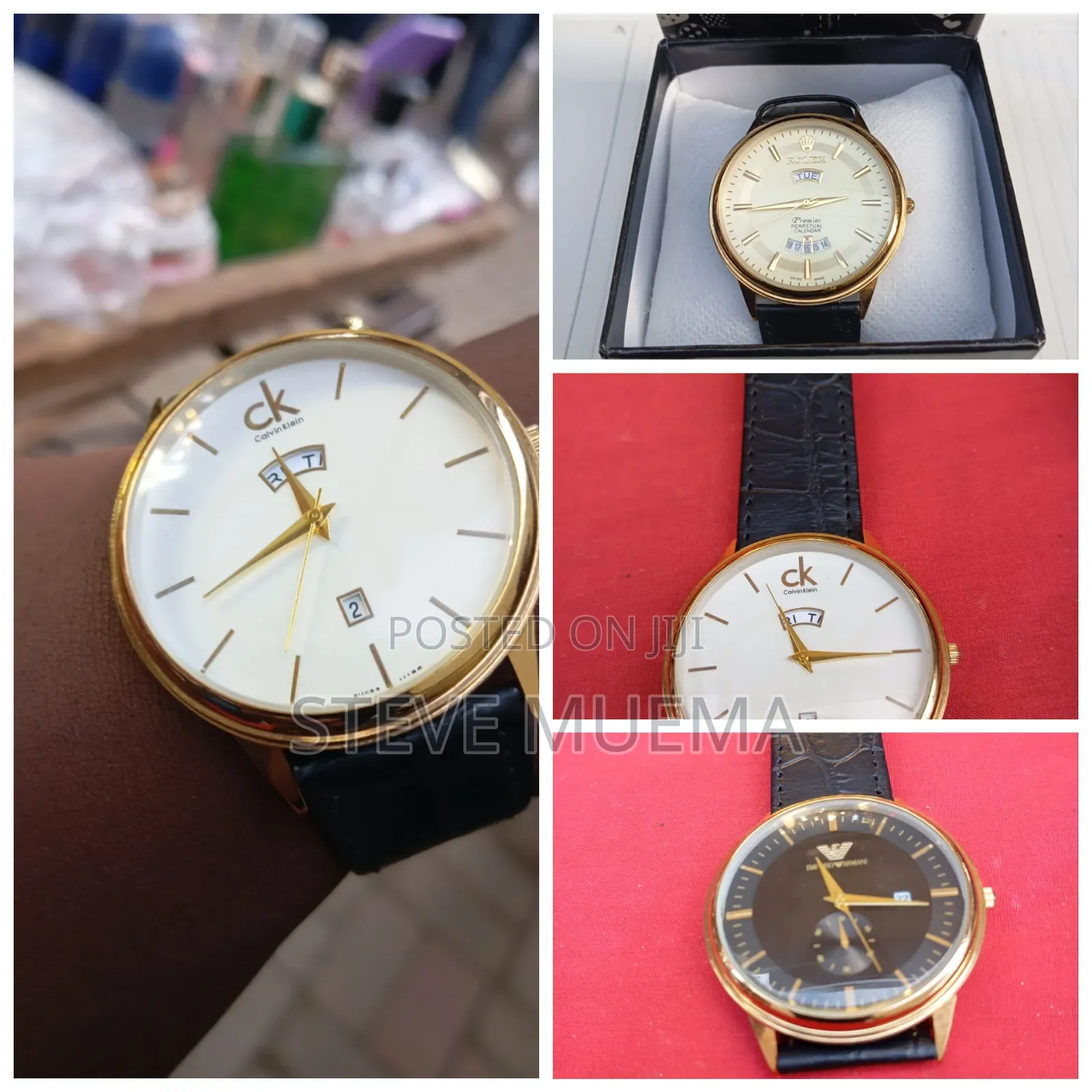 Rolex/Ck Leather Strap(Day Date)