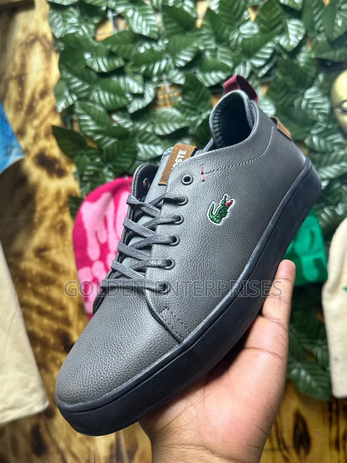 Lacoste Grey Black Smart Casual 49-45