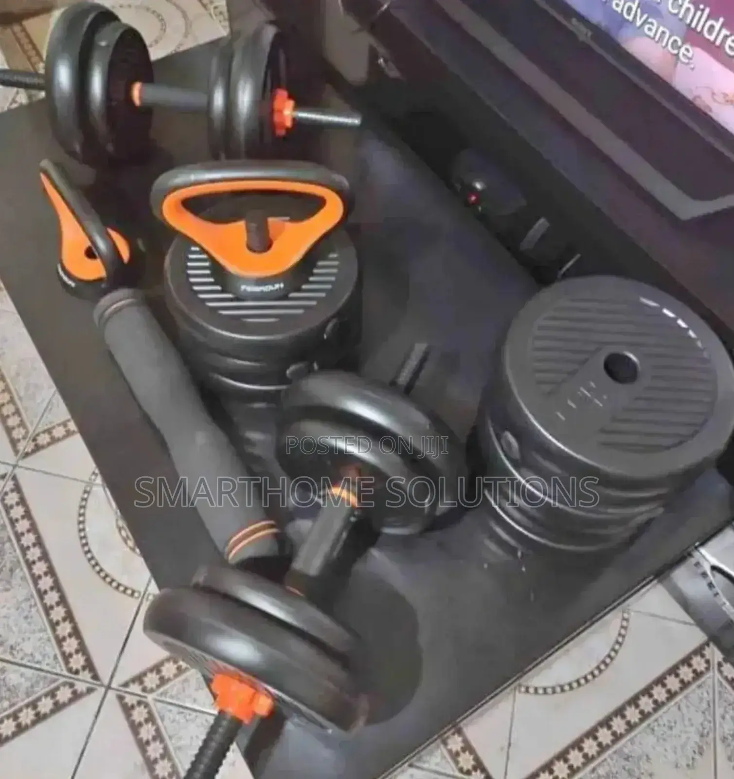 50kg 6 in 1 Dumbell /Kettlebell/ Barbells