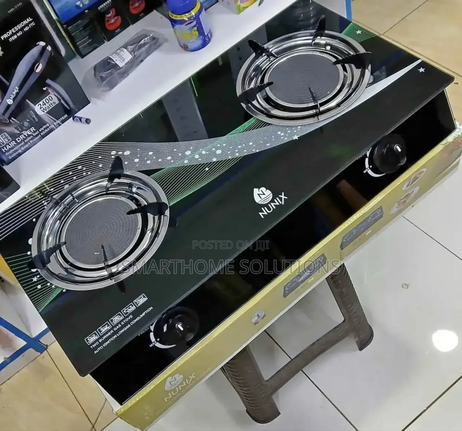 Nunix Infrared Energy Saving Gas Burner 2burner