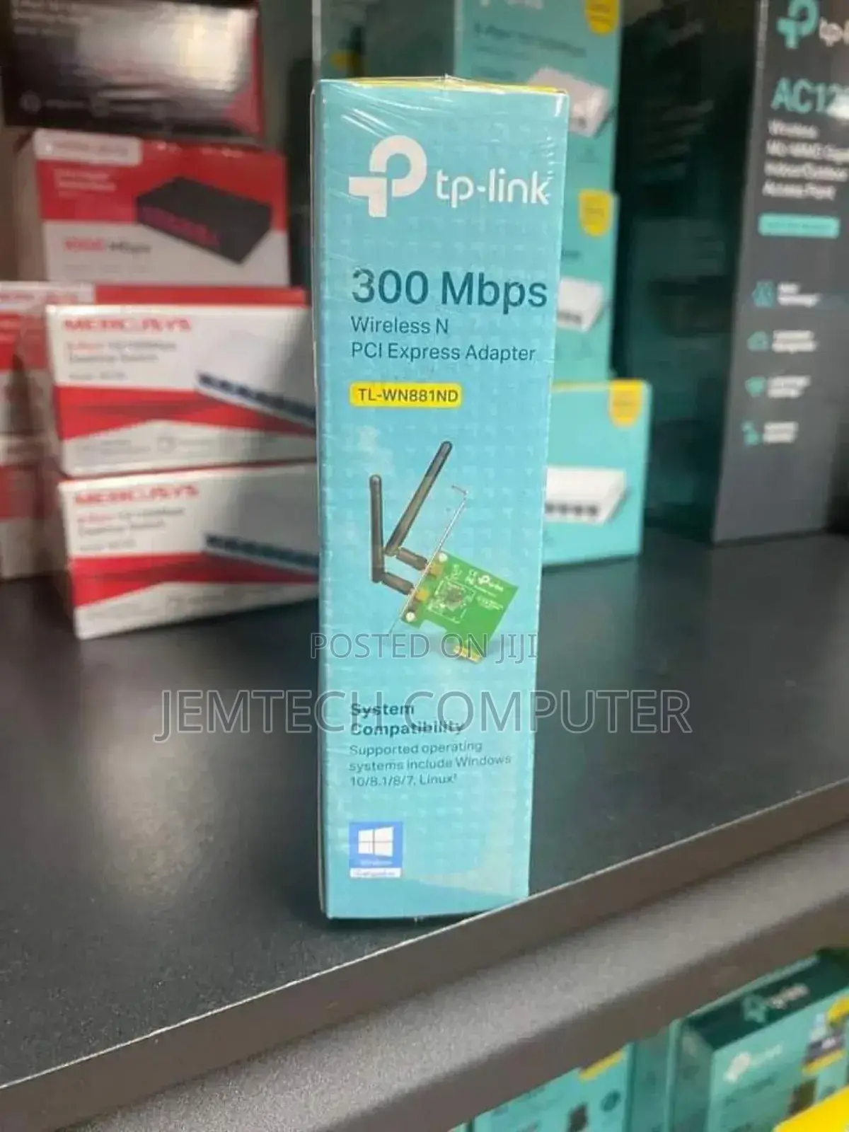 Tp-Link 300mbps Wireless N Pci Express Adapter - Tl-Wn881nd