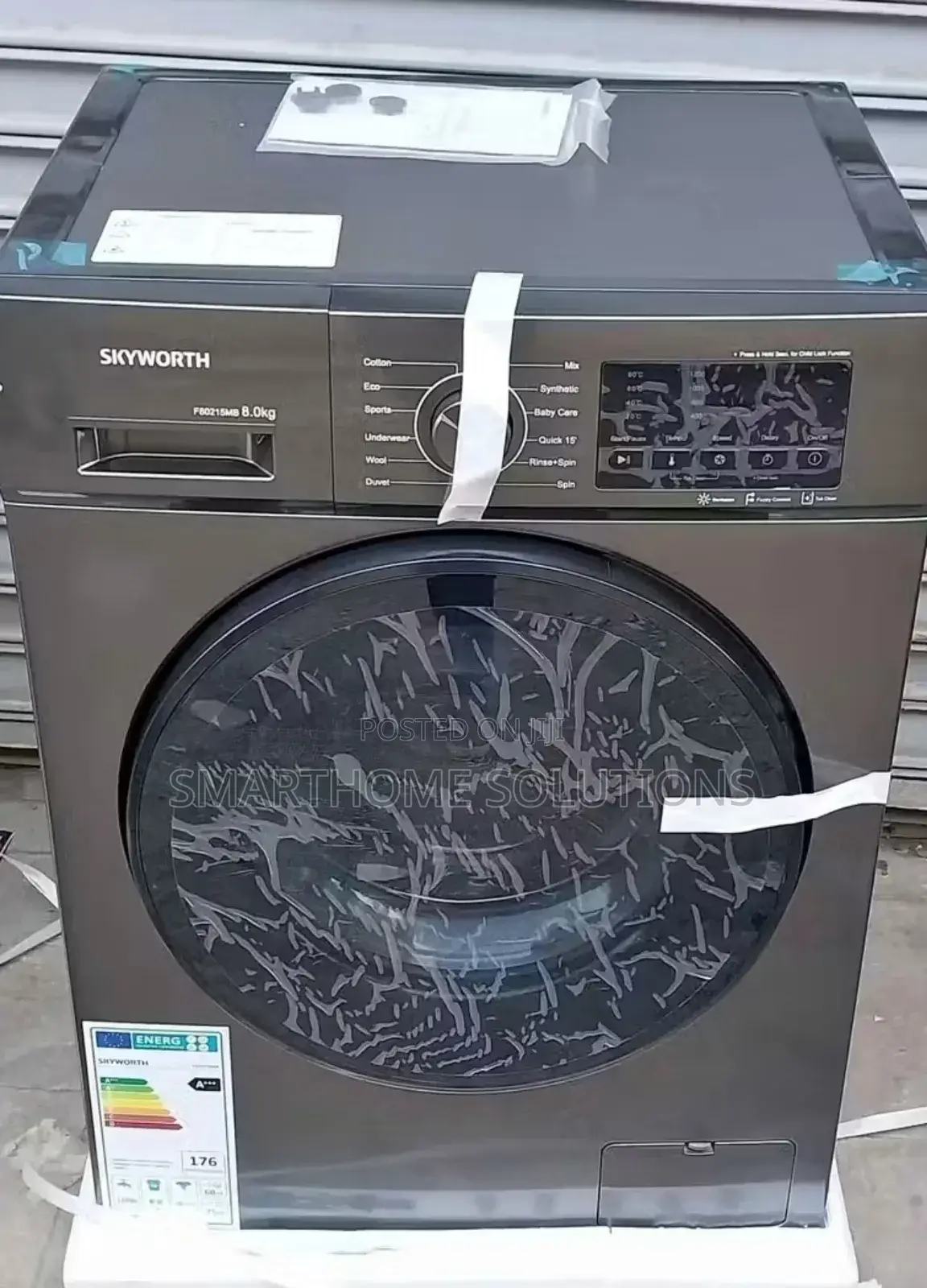 Skyworth 8kg Front Load Fully Automatic Washing Machin