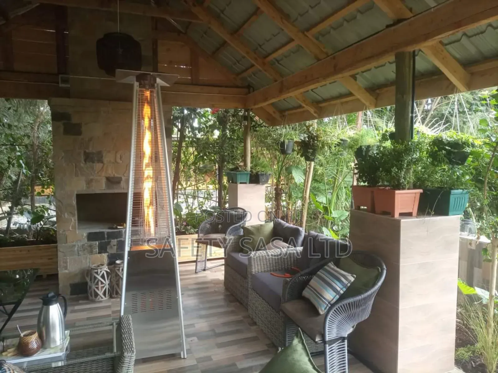 Pyramid Gas Heater