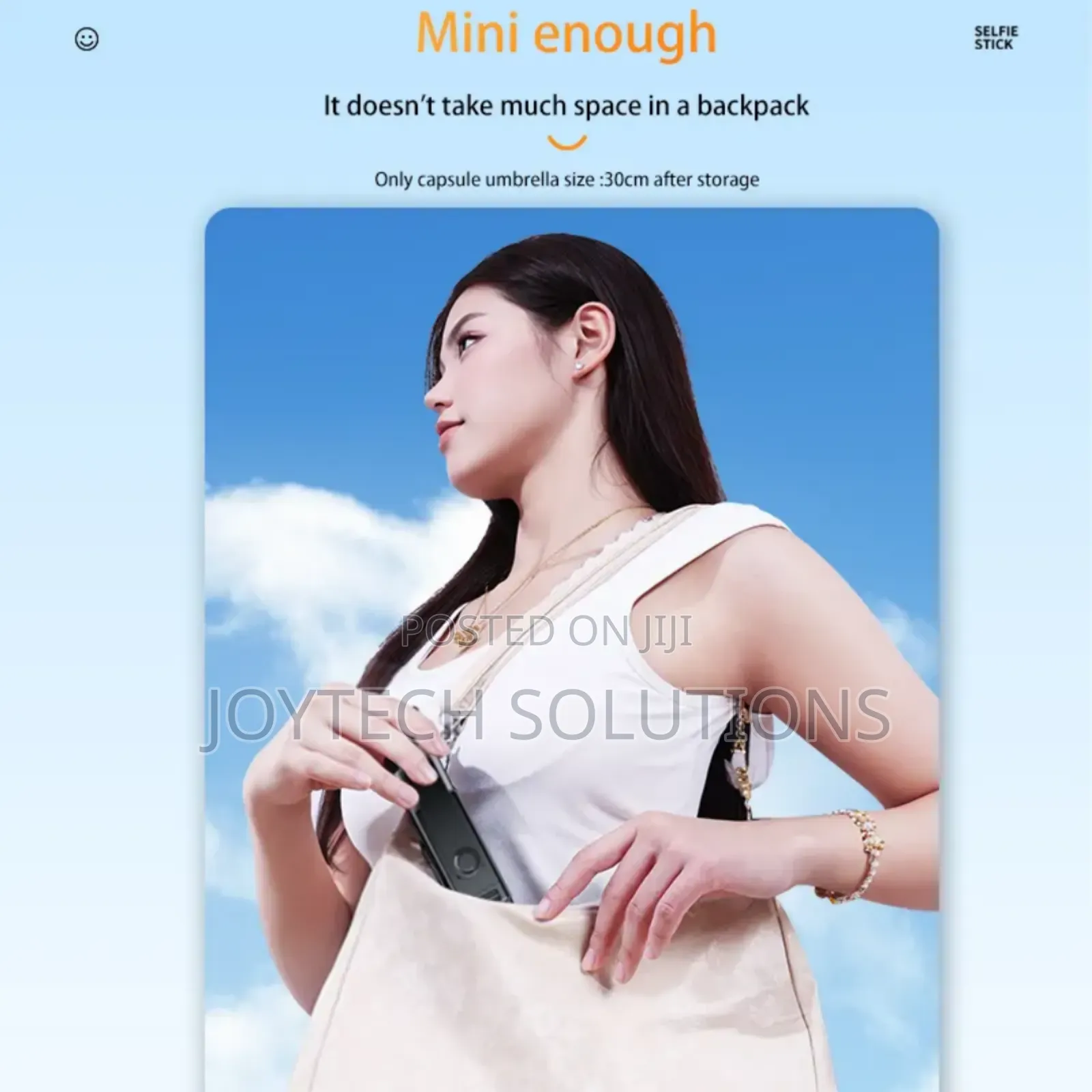 Outdoor Hot Selling 1.7m Portable Stick Selfie With Light
