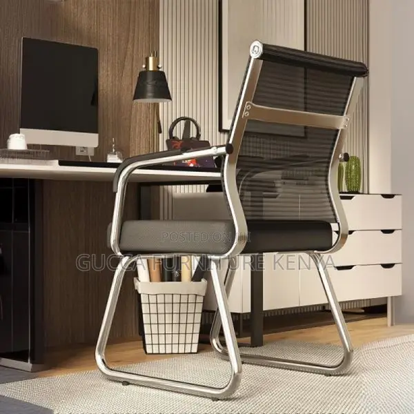 Office Chairs: Casual Style Black Ergonomic Mesh Study Chair