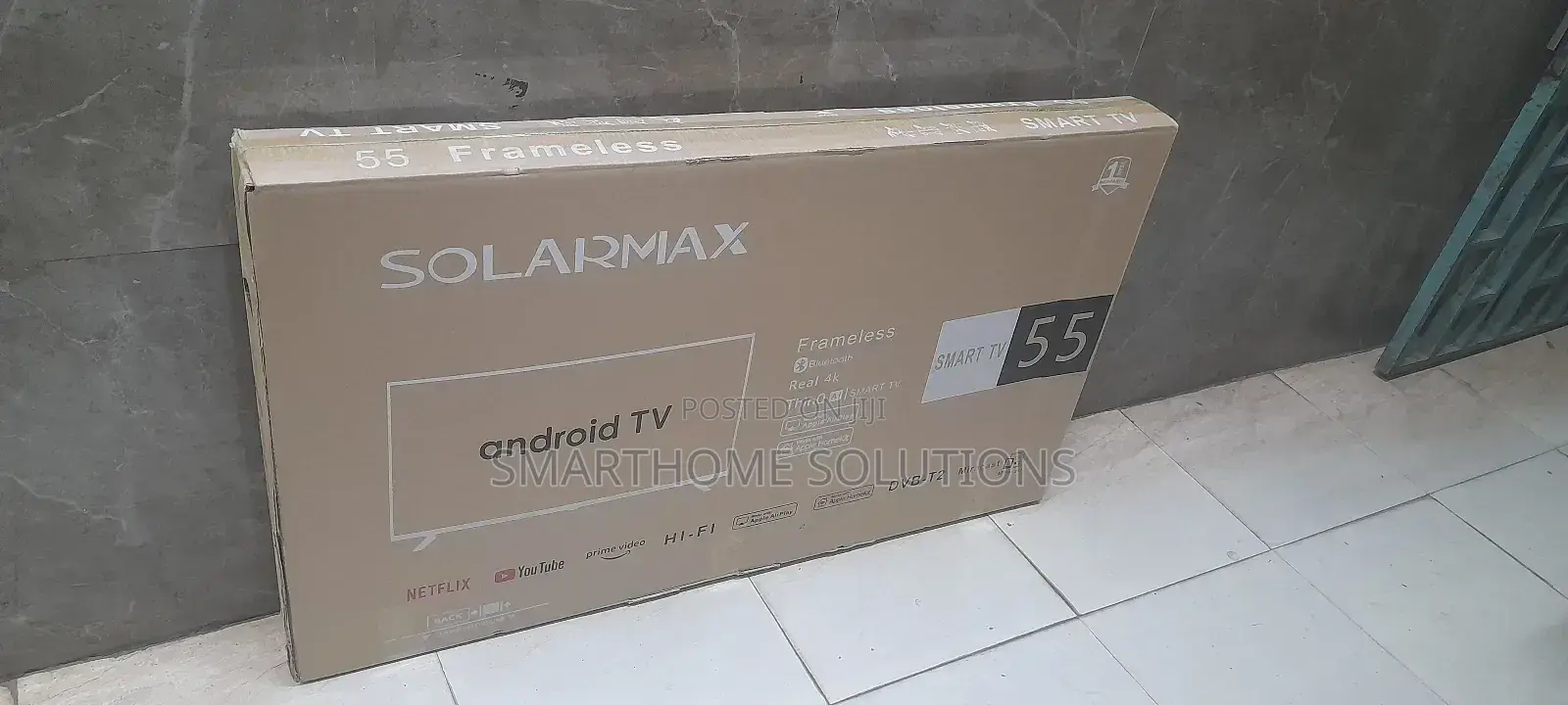 Solamx 55" Smart Android Frameless Television