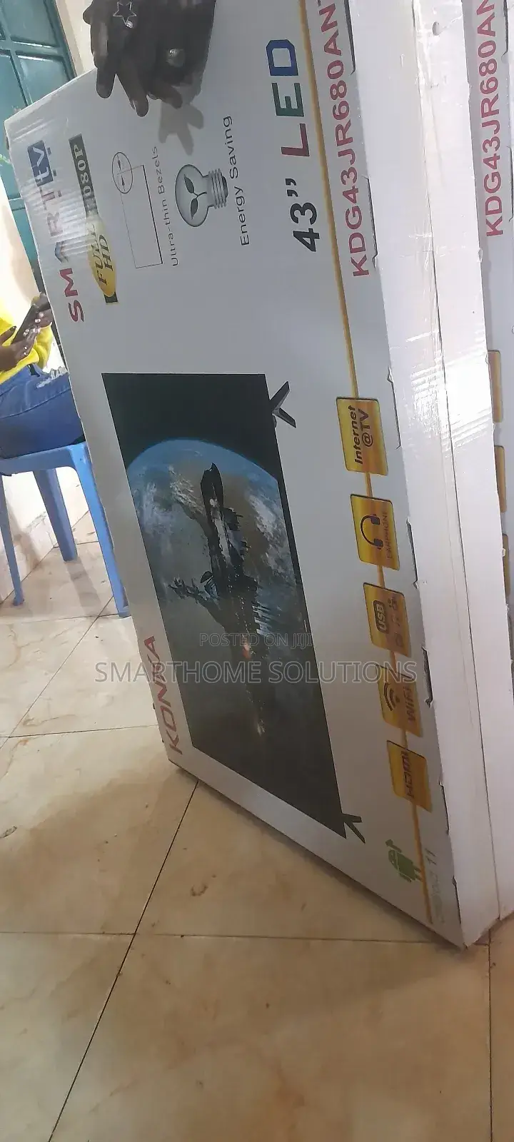 Konka 43" Smart Android Frameless Television