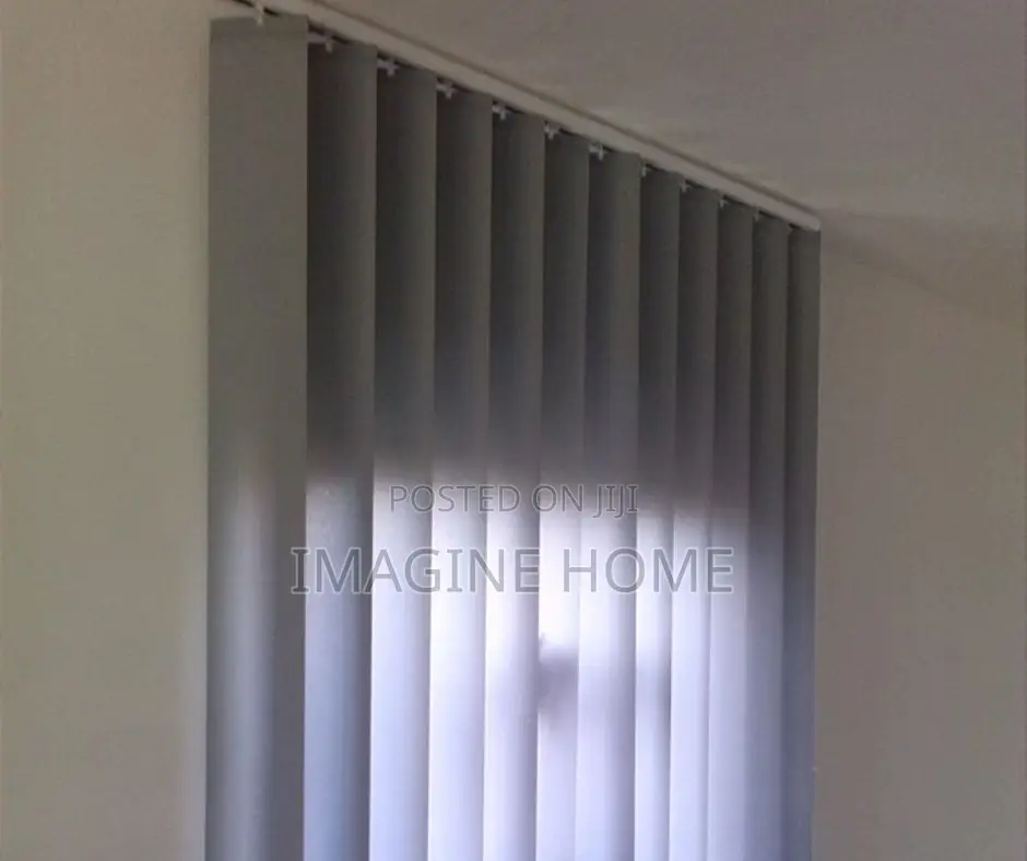 Grey Vertical Blinds Window Blinds
