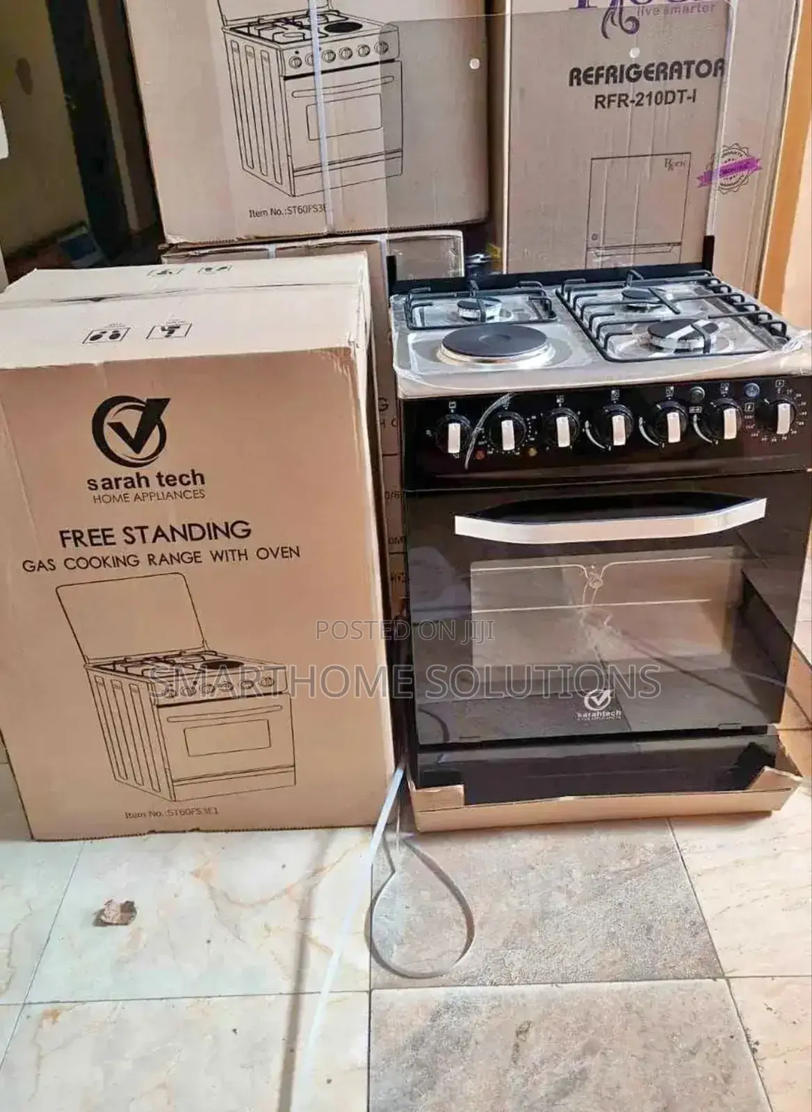 3 Gas +1 Electric Saratech Standing Cooker