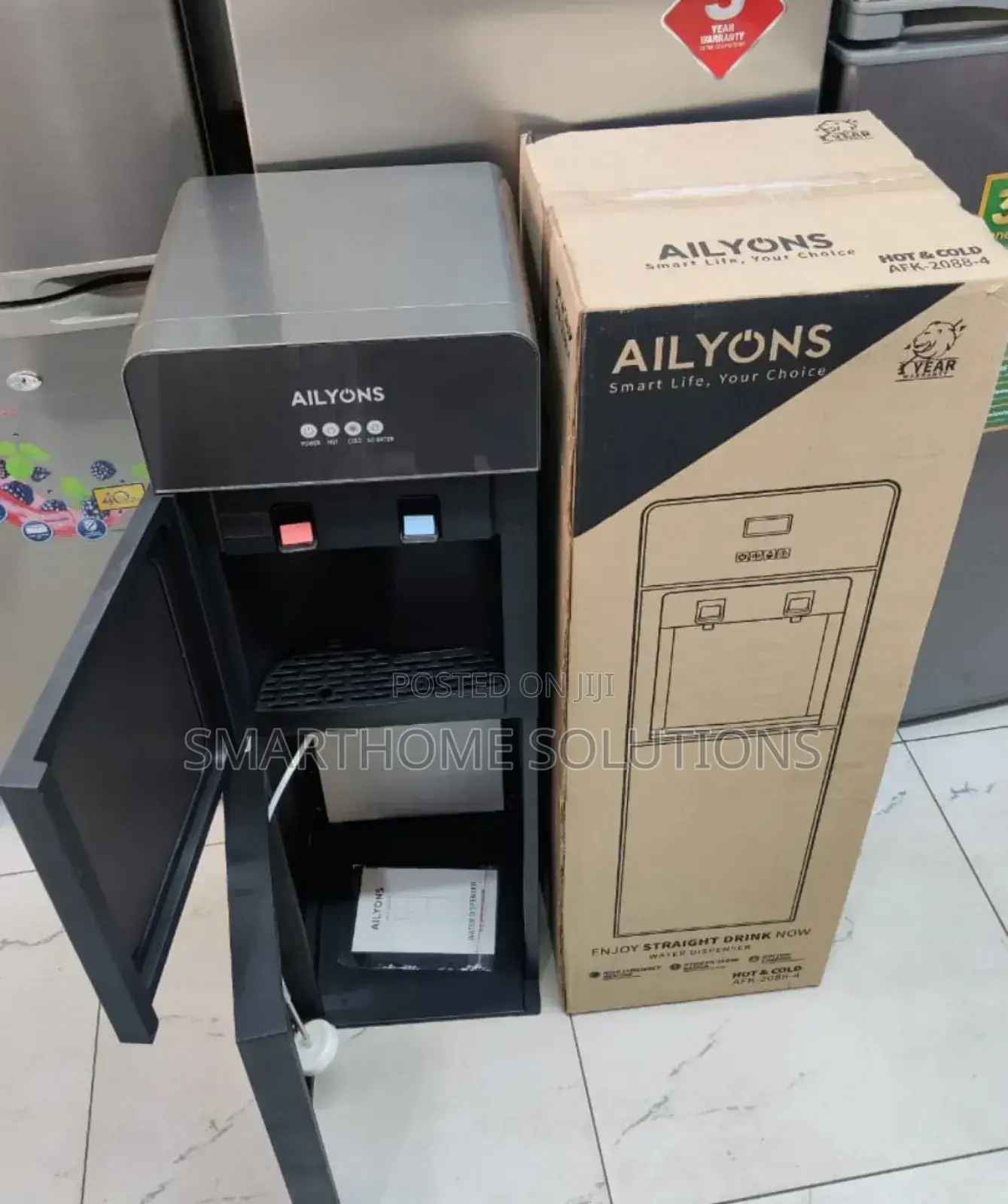 Ailyons Bottom Load Dispenser Hot and Cold a/H-Wd