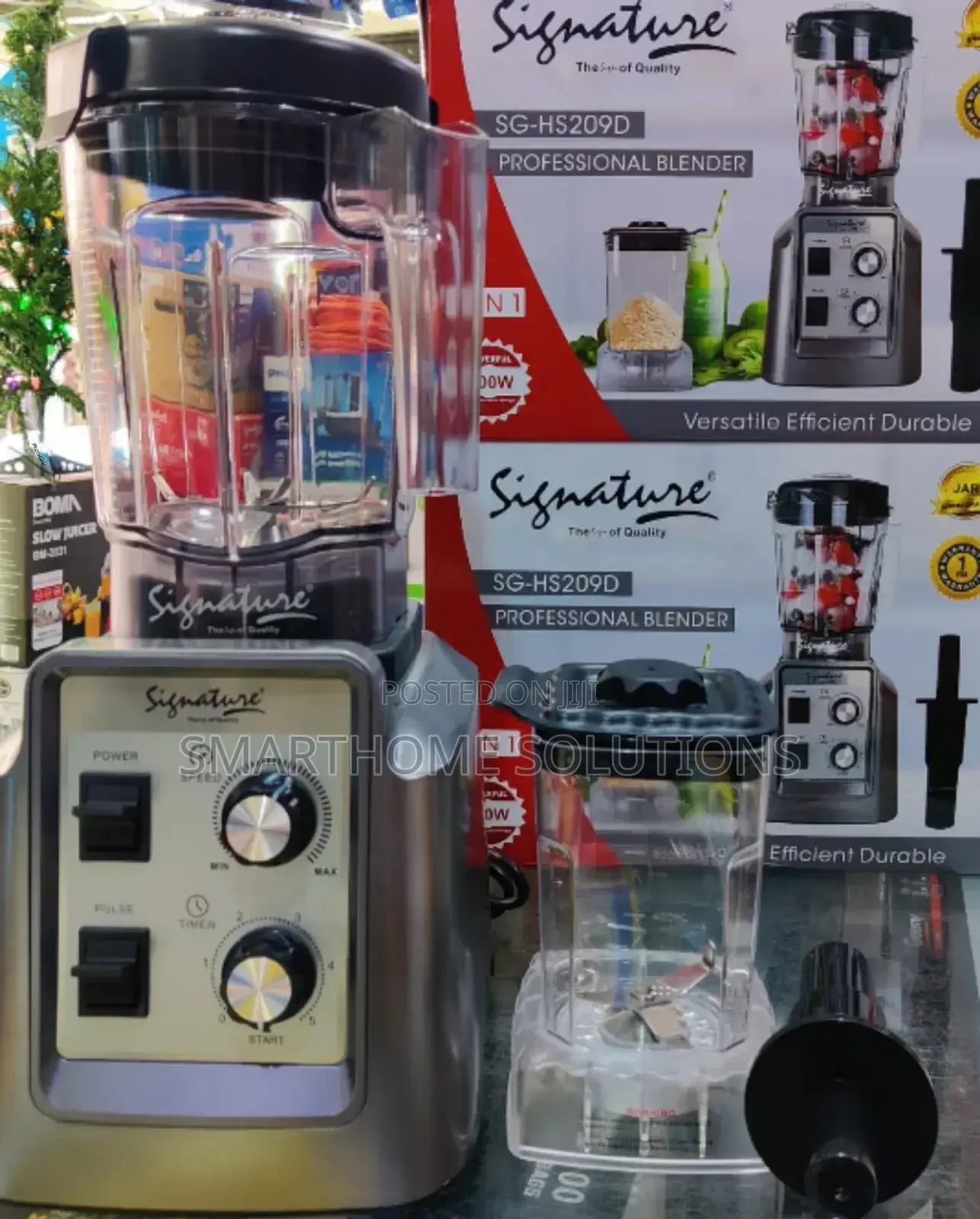 Signature Commercial Blender With 2 Jars 1800w S-2b