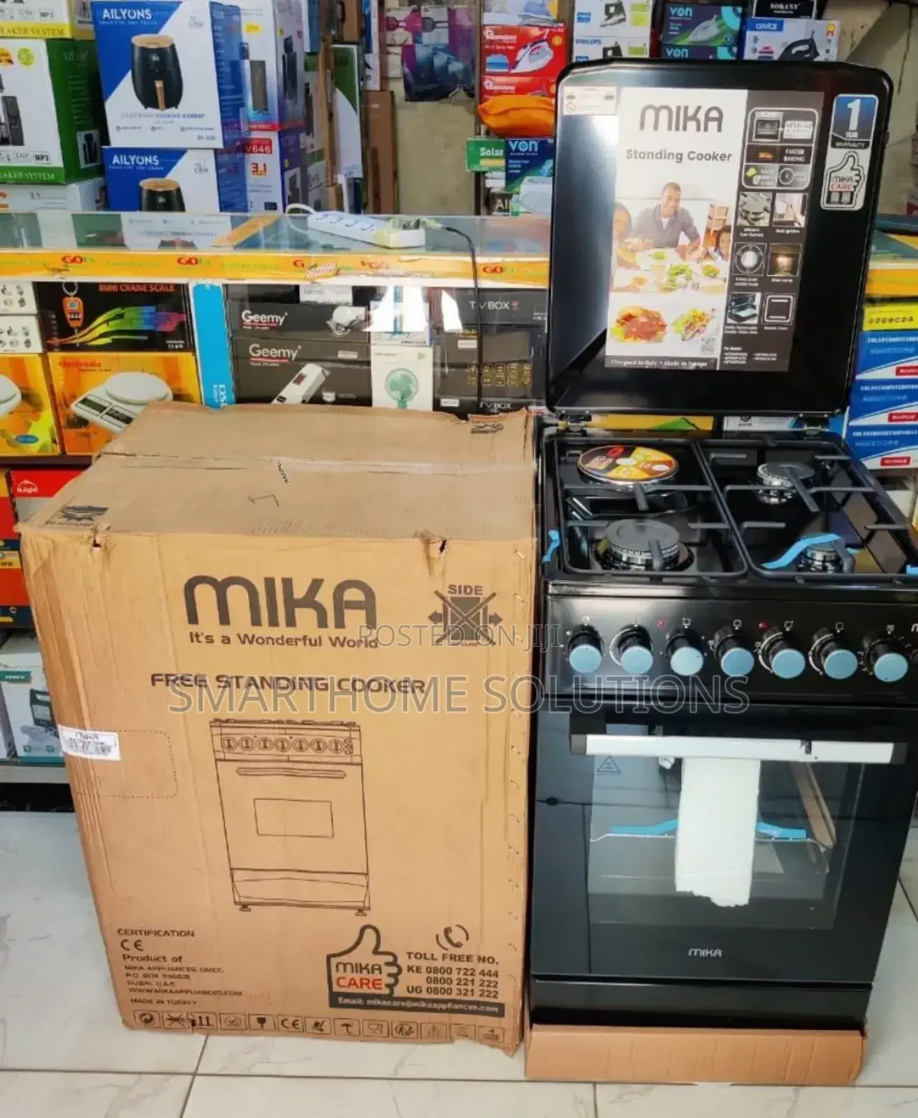 Mika Standing Gas Cooker 3 Gas Pool Jet +1 50cm*60cm M3g/C