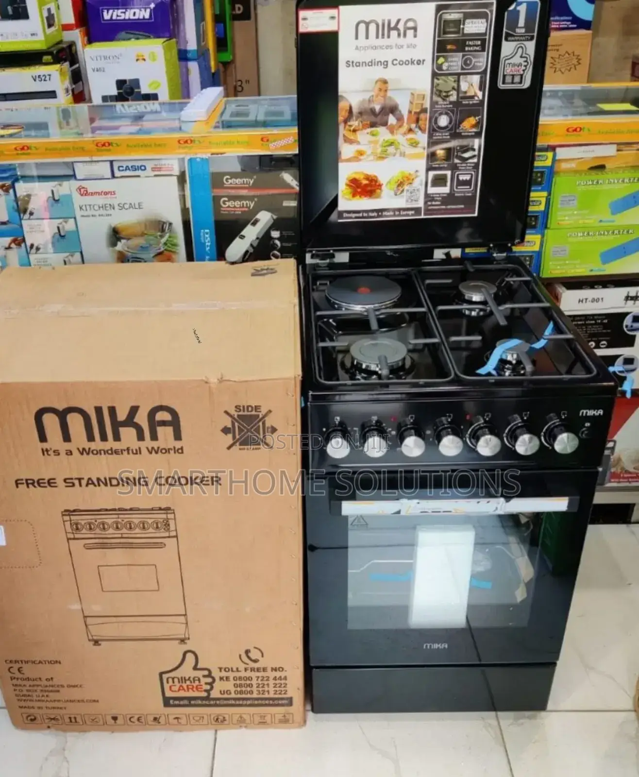 60cm*60 Mika Standing Cooker 3 Gas Pool Jet +1 M3g/C