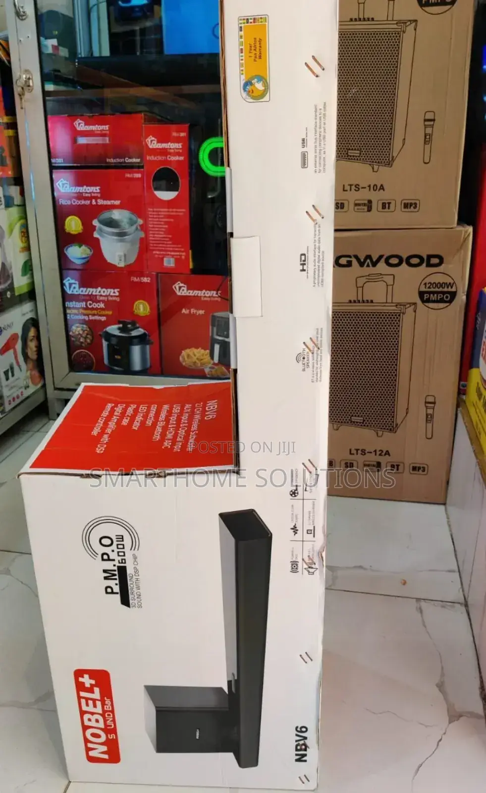 Black Nobel Soundbar Speaker System Nb/5