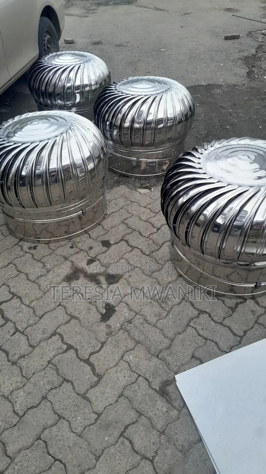 Stainless Steel Tur Ventilators  (600mm)