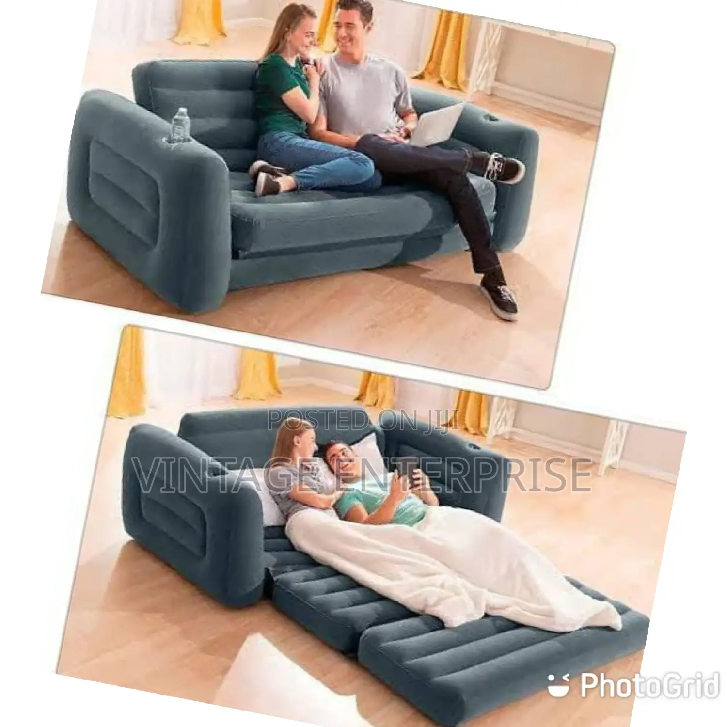 3 Seater Intex Inflatable Pull Out Sofa